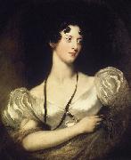 Sir Thomas Lawrence Portrait of Miss Caroline Fry Sweden oil painting artist